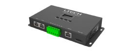 ARTNET-SPI-4  Artnet-SPI Converter 5/12/24V DC; OLED Screen; 680 pixels; 4 universe; RJ45 network and DMX512 interface.